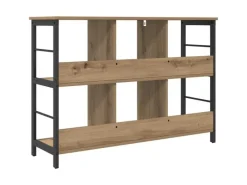 Clearance vidaXL Bücherregal Artisan-Eiche 102 x 32 x 72,5 cm Holzwerkstoff 884017 Artisan Eiche