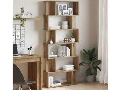 Sale vidaXL Bücherregal Artisan-Eiche 80x24x192 cm Holzwerkstoff 855783 Eiche Handbeschlagen