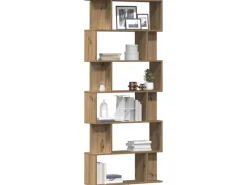 Sale vidaXL Bücherregal Artisan-Eiche 80x24x192 cm Holzwerkstoff 855783 Eiche Handbeschlagen