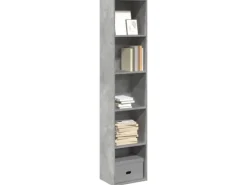 vidaXL Bücherregal Betongrau 40x30x189 cm Holzwerkstoff 857888