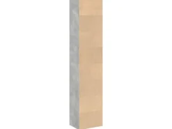 vidaXL Bücherregal Betongrau 40x30x189 cm Holzwerkstoff 857888