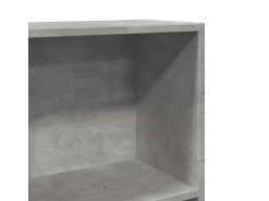 vidaXL Bücherregal Betongrau 40x24x143 cm Holzwerkstoff 857786
