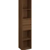 New vidaXL Bücherregal Braun Eichen-Optik 36x30x171 cm Holzwerkstoff
