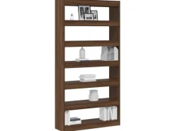 vidaXL Bücherregal Braun Holzwerkstoff 3333929