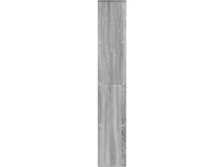 Outlet vidaXL Bücherregal Grau Sonoma 60x20x120 cm Holzwerkstoff 858152