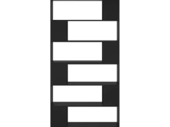 Hot vidaXL Bücherregal Raumteiler Schwarz 100x24x188 cm