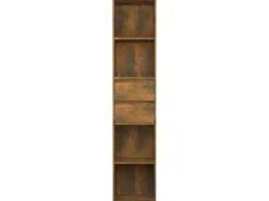 vidaXL Bücherregal Räuchereiche 36x30x171 cm Holzwerkstoff