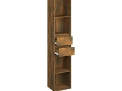 vidaXL Bücherregal Räuchereiche 36x30x171 cm Holzwerkstoff