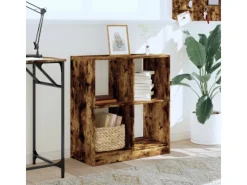 Clearance vidaXL Bücherregal Räuchereiche 68,5x32x75 cm Holzwerkstoff