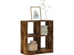 Clearance vidaXL Bücherregal Räuchereiche 68,5x32x75 cm Holzwerkstoff