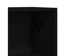 vidaXL Bücherregal Schwarz Eichen-Optik 60 x 24 x 143 cm Holzwerkstoff 862467