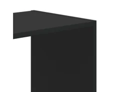 vidaXL Bücherregal Schwarz 68,5x32x68,5 cm Holzwerkstoff