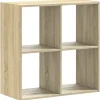 Best vidaXL Bücherregal Sonoma-Eiche 68,5x32x68,5 cm Holzwerkstoff