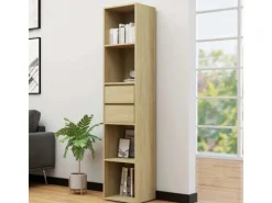 Outlet vidaXL Bücherregal Sonoma-Eiche 36x30x171 cm Holzwerkstoff 802870