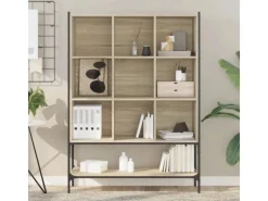 Sale vidaXL Bücherregal Sonoma-Eiche 102x30x141,5 cm Holzwerkstoff