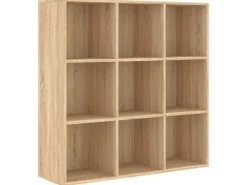 vidaXL Bücherregal Sonoma-Eiche 98x30x98 cm Holzwerkstoff