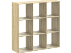 Hot vidaXL Bücherregal Sonoma-Eiche 102x32x102 cm Holzwerkstoff
