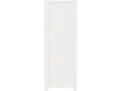 Outlet vidaXL Bücherregal 80x35x97 cm Massivholz Kiefer 821680 Weiß