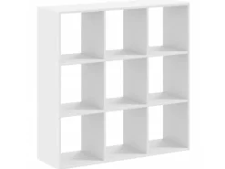 VidaXL Bücherregal Weiß 102x32x102 cm Holzwerkstoff