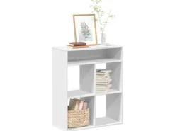 New vidaXL Bücherregal 66x31x80 cm Holzwerkstoff 860292 Weiß