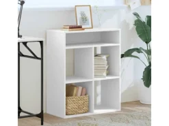 New vidaXL Bücherregal 66x31x80 cm Holzwerkstoff 860292 Weiß