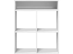 New vidaXL Bücherregal 66x31x80 cm Holzwerkstoff 860292 Weiß