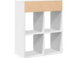 New vidaXL Bücherregal 66x31x80 cm Holzwerkstoff 860292 Weiß