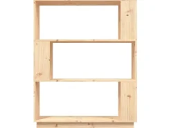Best vidaXL Bücherregal/Raumteiler 80x25x101 cm Massivholz Kiefer