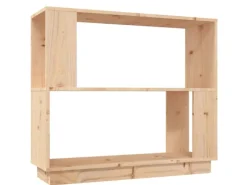 Best vidaXL Bücherregal/Raumteiler 80x25x70 cm Massivholz Kiefer