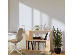 Best vidaXL Bücherregal/Raumteiler 80x25x70 cm Massivholz Kiefer