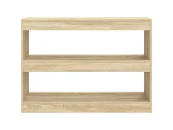vidaXL Bücherregal/Raumteiler Sonoma-Eiche 100x30x72 cm