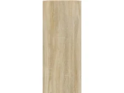 vidaXL Bücherregal/Raumteiler Sonoma-Eiche 100x30x72 cm
