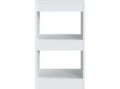 vidaXL Bücherregal/Raumteiler Weiß 40×30×72cm