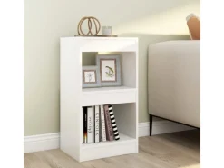 vidaXL Bücherregal/Raumteiler Weiß 40×30×72cm