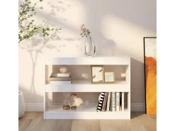 Outlet vidaXL Bücherregal/Raumteiler Weiß 100x30x72 cm