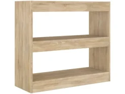 vidaXL Bücherregal/Raumteiler Sonoma-Eiche 80x30x72 cm