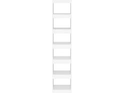 vidaXL Bücherregal/Raumteiler Weiß 40x30x198 cm