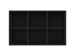 Outlet vidaXL Bücherregal/Sideboard 66x30x98 cm Holzwerkstoff 800343 Schwarz