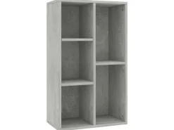 Sale vidaXL Bücherregal/Sideboard 50x25x80 cm Holzwerkstoff 800166 Betongrau