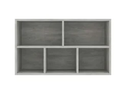 Sale vidaXL Bücherregal/Sideboard 50x25x80 cm Holzwerkstoff 800166 Betongrau