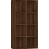 Sale vidaXL Bücherregal/Sideboard Braun Eiche 66×30×130 cm Holzwerkstoff