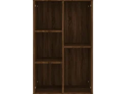 Clearance vidaXL Bücherregal/Sideboard Braun Eiche 50x25x80 cm Holzwerkstoff