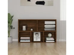Clearance vidaXL Bücherregal/Sideboard Braun Eiche 50x25x80 cm Holzwerkstoff