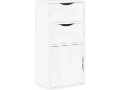 vidaXL Beistellschrank mit Schubladen ODDA Massivholz Kiefer 4103598