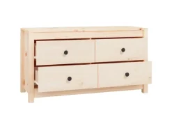 vidaXL Beistellschrank 100x40x54 cm Massivholz Kiefer 821774