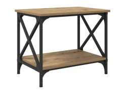 vidaXL Beistelltisch Artisan-Eiche 875739