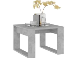 vidaXL Beistelltisch Betongrau 50x50x35 cm Holzwerkstoff