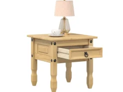 Hot vidaXL Beistelltisch Corona 50x50x50 cm Massivholz Kiefer 4005664