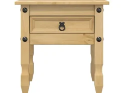 Hot vidaXL Beistelltisch Corona 50x50x50 cm Massivholz Kiefer 4005664
