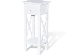 vidaXL Beistelltisch mit Schublade 241147